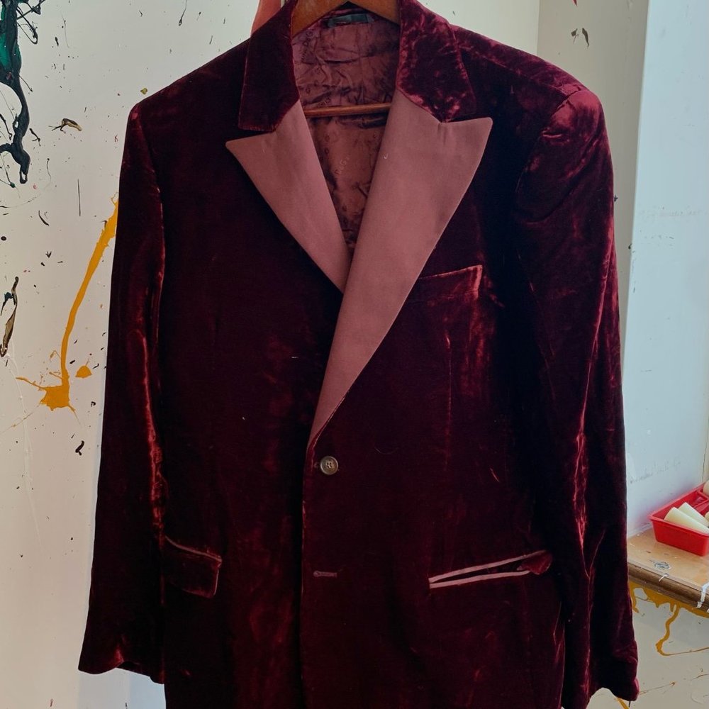 Dolce & Gabbana velvet tuxedo jacket